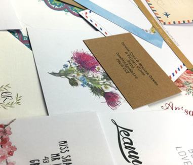 Printed Wedding Envelopes