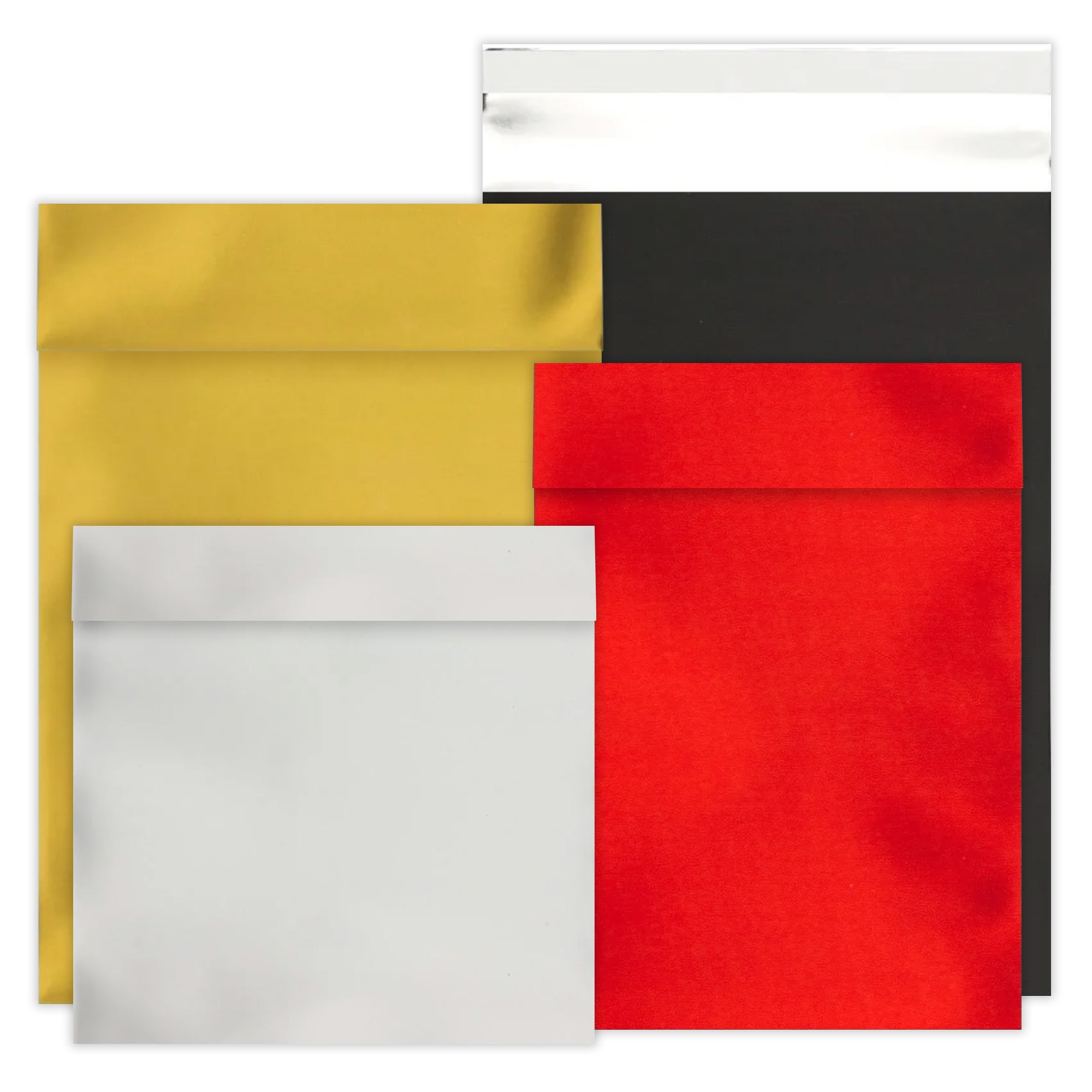 Coloured Matt Metallic Foil Bags