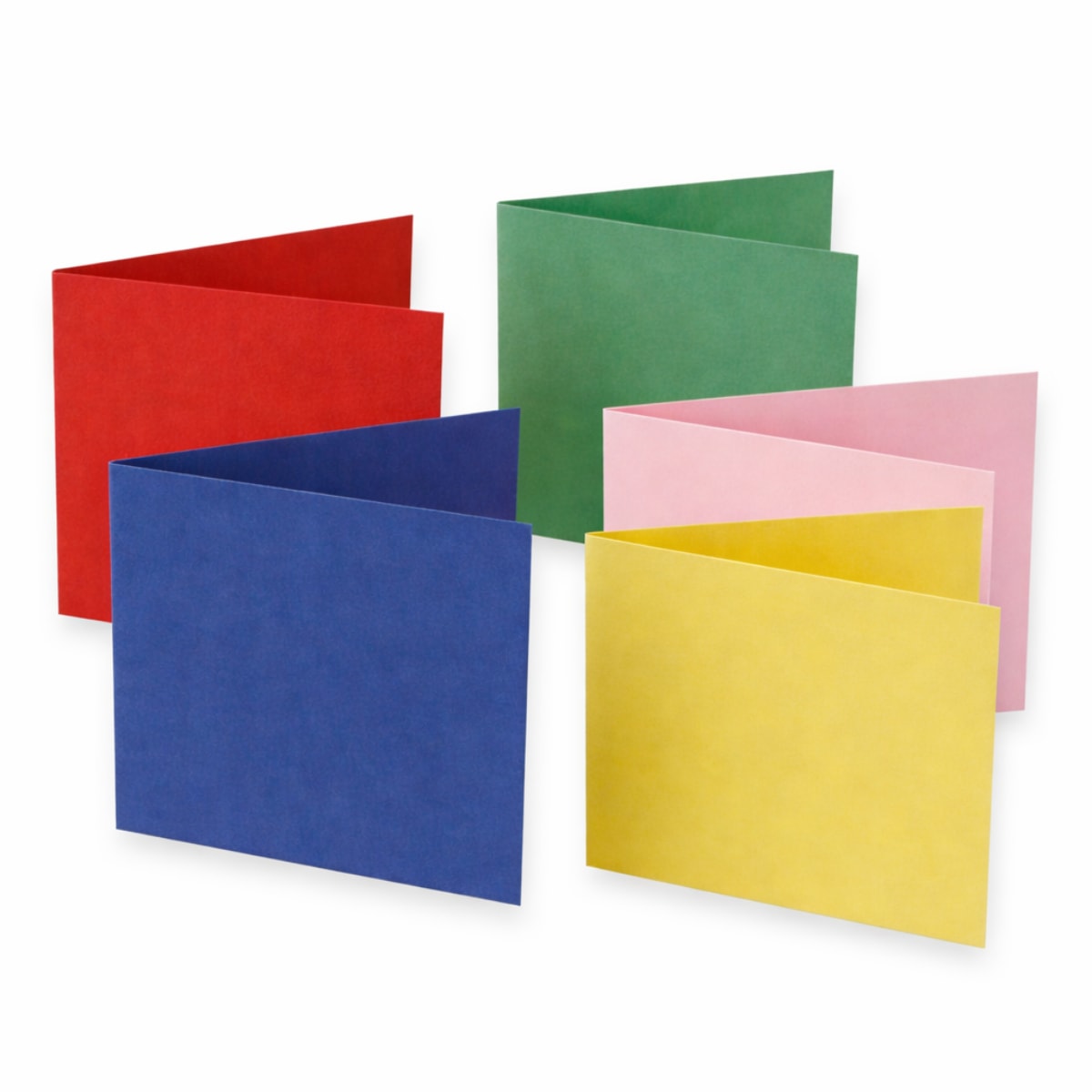 Square Folded Coloured Cardstock