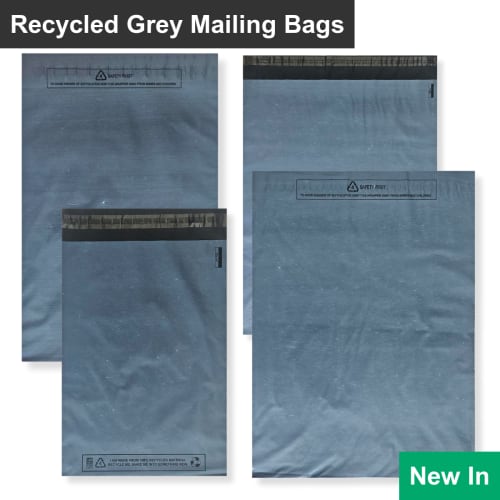 Recycled Grey Mailing Bags