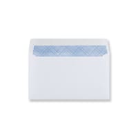 89x152mm WHITE WALLET STRAIGHT FLAP GUMMED 80GSM OPAQUE