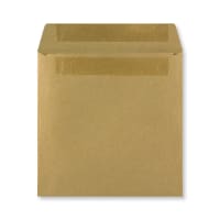 4.25 x 4.25 " Manilla Square Self Seal 54lb Envelopes