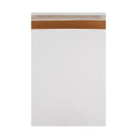 18.5 x 13.78 " White Kraft Combelope light padded mailers Peel & Seal