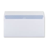 4.33 x 8.66 " White Wallet Peel & Seal 68lb Opaque Inside Seams Wove Envelopes