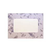 White Printed Flower 125 x 175mm Envelopes 100gsm