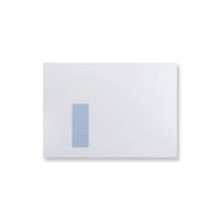 9.02 x 12.76 " White Wallet Gummed Window 68lb Wove Envelopes