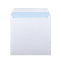 220x220mm WHITE SQUARE SELF SEAL WINDOW (39x93mm 130UP 15LHS) 100GSM OPAQUE