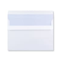 162x229mm C5 WHITE WALLET SELF-SEAL 90gsm OPAQUE