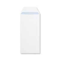 8.66 x 4.33 " White Open Top Self Seal 60lb Wove Opaque Envelopes