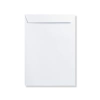 324x229mm C4 WHITE POCKET GUMMED WINDOW 120GSM OPAQUE WOVE
