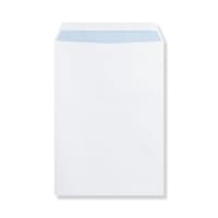 324x229mm C4 WHITE POCKET GUMMED WINDOW 120GSM OPAQUE WOVE