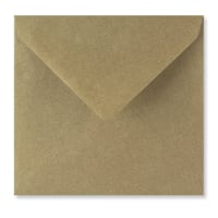 Brown Ribbed 146mm Square Envelopes 100gsm