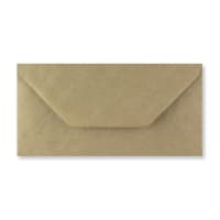 4.33 x 8.66 " Brown Ribbed Wallet Gummed Plain 68lb Wove Envelopes