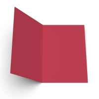 Dark Red 5 x 7 Single Folded Card Blanks 300gsm (127 x 178mm)