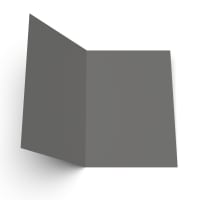 Dark Grey 5 x 7 Single Folded Card Blanks 300gsm (127 x 178mm)