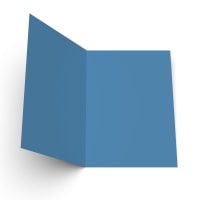 Bright Blue 5 x 7 Single Folded Card Blanks 300gsm (127 x 178mm)