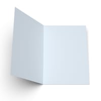 Pale Blue 5 x 7 Single Folded Card Blanks 300gsm (127 x 178mm)