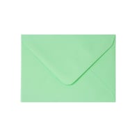 4.92 x 6.89 " Pale Green Wallet Gummed Plain 68lb Wove Envelopes