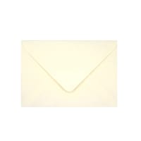 5.24 x 7.24 " Ivory Fine Linen Square Gummed Plain 91lb Envelopes