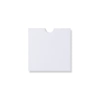 125X125 WHITE ALL BOARD SQUARE OPEN TOP PLAIN 300GSM WOVE