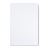 508X381 WHITE ALL BOARD POCKET PEEL & SEAL PLAIN 350GSM WOVE WITH RED RIPPA STRIP