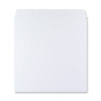 300X300 WHITE ALL BOARD POCKET PEEL & SEAL PLAIN 350GSM WOVE WITH RED RIPPA STRIP