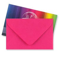 2.44 x 3.7 " Fuchsia Pink Envelopes 68lb