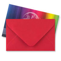 2.44 x 3.7 " Scarlet Red Envelopes 68lb