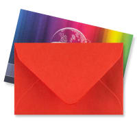 Poppy Red 62 x 94mm Envelopes 100gsm