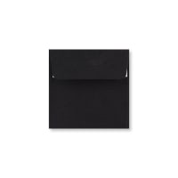 3.94 x 3.94 " Black Square Peel & Seal 80lb Envelopes