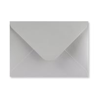 5.24 x 7.24 " Light Grey Wallet V Flap Gummed Plain 80lb Envelopes