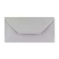 110x220mm DL Light Grey Wallet V Flap Gummed Plain 120gsm Envelopes