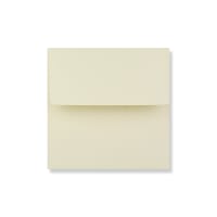 175x175mm Pale Yellow Linen Square 170gsm Tuck Flap Envelopes