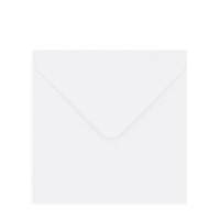 5.12 x 5.12 " White Wallet V Flap Gummed Plain 88lb Envelopes