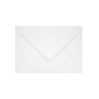 5.24 x 7.24 " Callisto Ivory Pearl Wallet V Flap Gummed Plain 91lb Envelopes