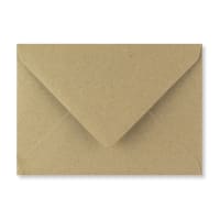 114x162mm C6 FLECK KRAFT WALLET GUMMED PLAIN 110GSM 