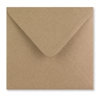 6.1 x 6.1 " Fleck Wallet Gummed Diamond Flap 125gsm Envelopes