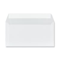 110x220mm DL Clear Translucent Wallet Peel & Seal Plain 92gsm Envelopes
