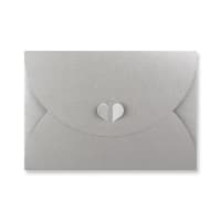 C5 Silver Butterfly Closure Envelopes 250gsm