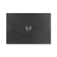 6.38 x 9.02 " Slate Grey 250gsm Butterfly Closure Envelopes