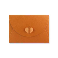 C6 Copper Butterfly Closure Envelopes 250gsm