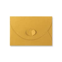 4.49 x 6.38 " Gold 250gsm Butterfly Closure Envelopes