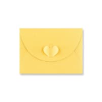 C7 Golden Yellow Butterfly Closure Envelopes 250gsm