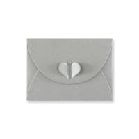 82mmx113mm Silver 250gsm Butterfly Closure Envelopes