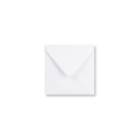 105x105mm Square White Gummed V Flap 100gsm Non-opaque Envelopes