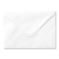 4.72 x 6.5 " White Wallet Gummed V Flap 80lb Non-opaque Envelopes