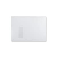 229x324mm C4 White Wallet Window 40x105 Peel & Seal 120gsm Non-opaque Envelopes