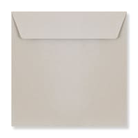 5.12 x 5.12 " Silver Grey Textured Silk 80lb Peel & Seal Envelopes