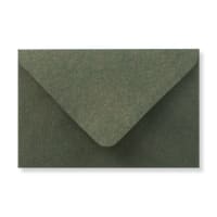 2.44 x 3.7 " Champange Green Textured Silk 80lb Gummed Envelopes