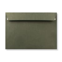 C5 Silk Textured Champagne Green Wedding Envelopes